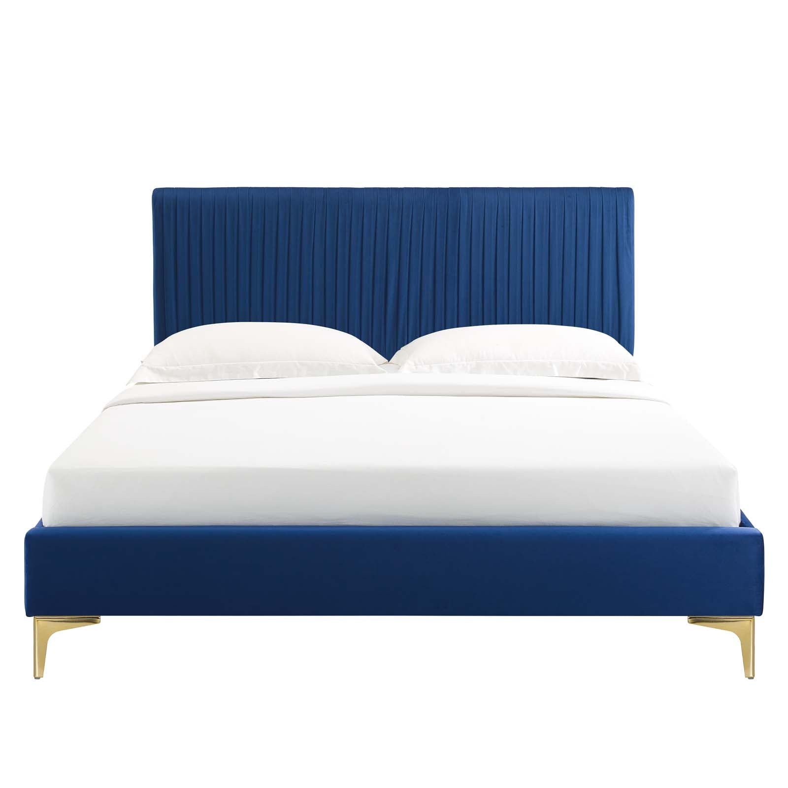 Modway Peyton Performance Velvet Full Platform Bed | Beds | Modishstore-34