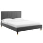 Modway Peyton Performance Velvet Full Platform Bed | Beds | Modishstore-2