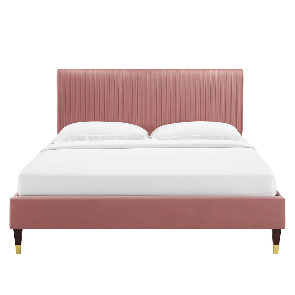 Modway Peyton Performance Velvet Full Platform Bed - MOD-6869 | Beds | Modishstore - 13