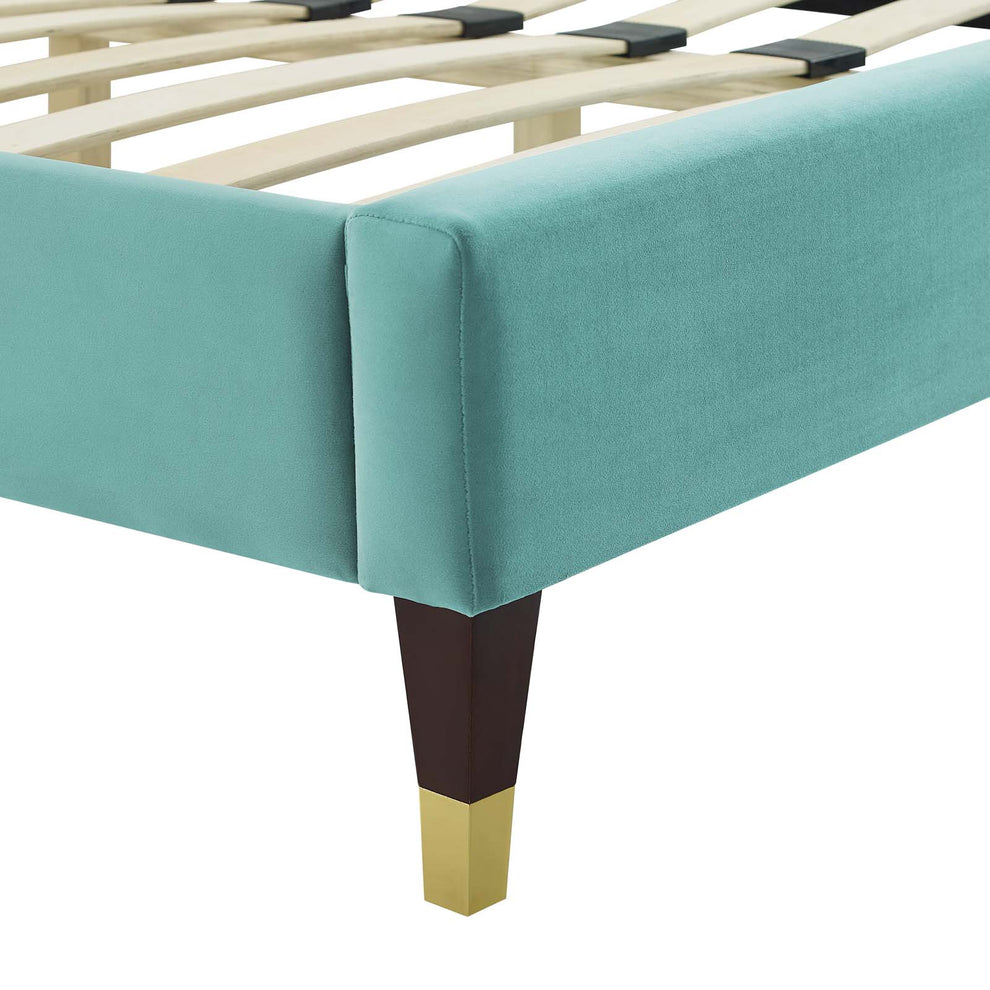 Modway Peyton Performance Velvet Full Platform Bed - MOD-6869 | Beds | Modishstore - 25