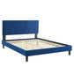 Modway Peyton Performance Velvet Full Platform Bed | Beds | Modishstore-31