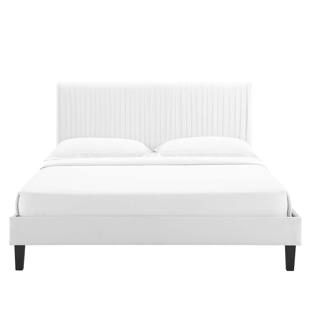 Modway Peyton Performance Velvet Full Platform Bed - MOD-6870 | Beds | Modishstore - 55