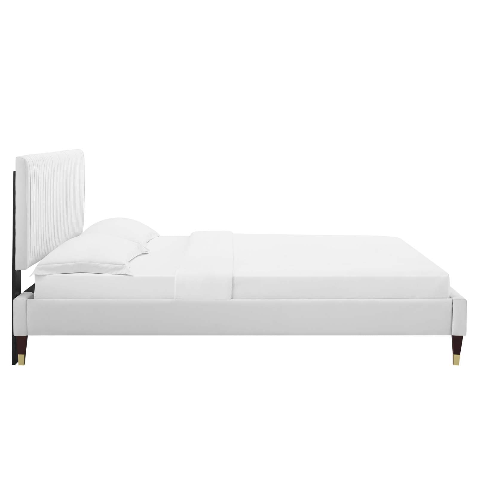 Modway Peyton Performance Velvet King Platform Bed - MOD-6872 | Beds | Modishstore - 54