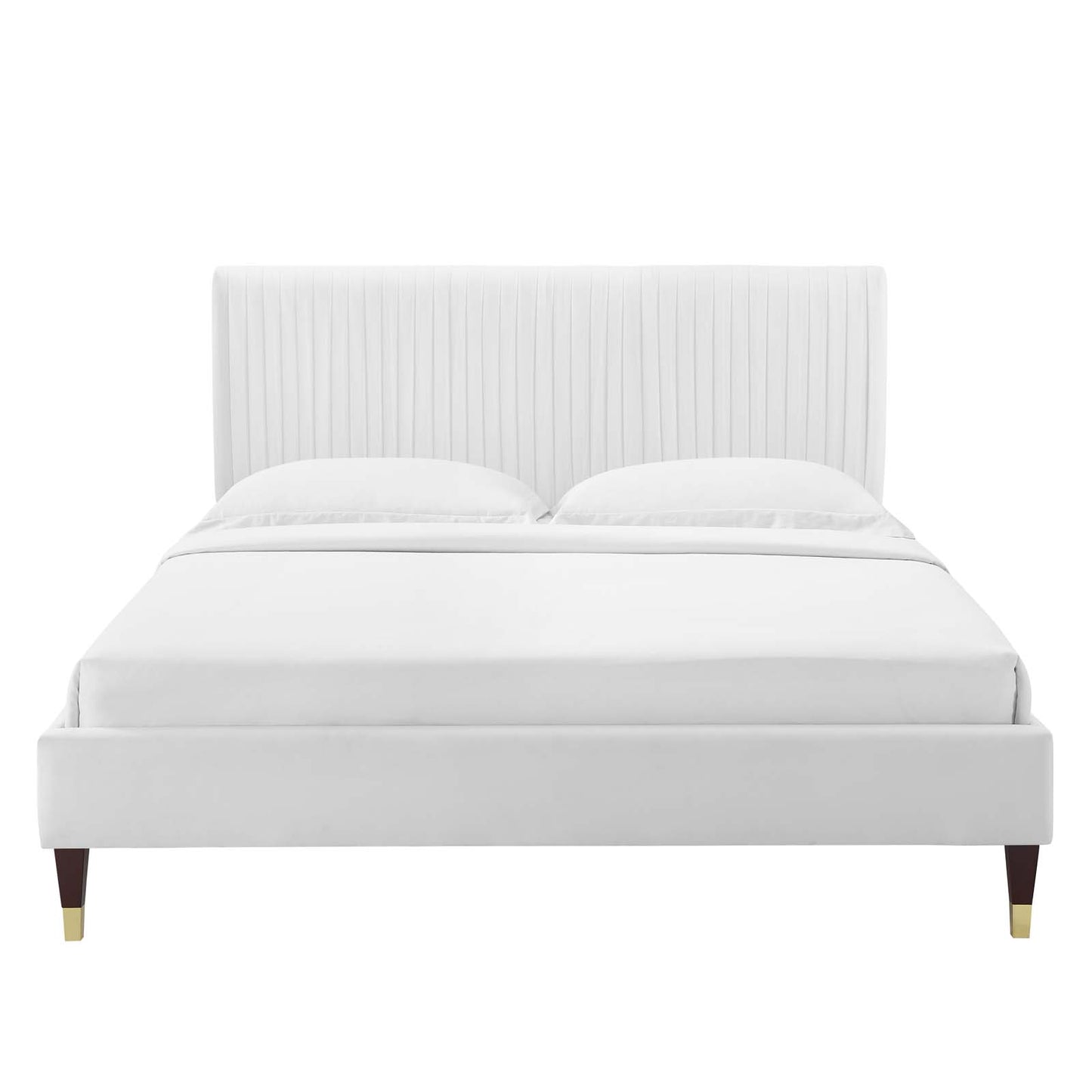 Modway Peyton Performance Velvet King Platform Bed - MOD-6872 | Beds | Modishstore - 55