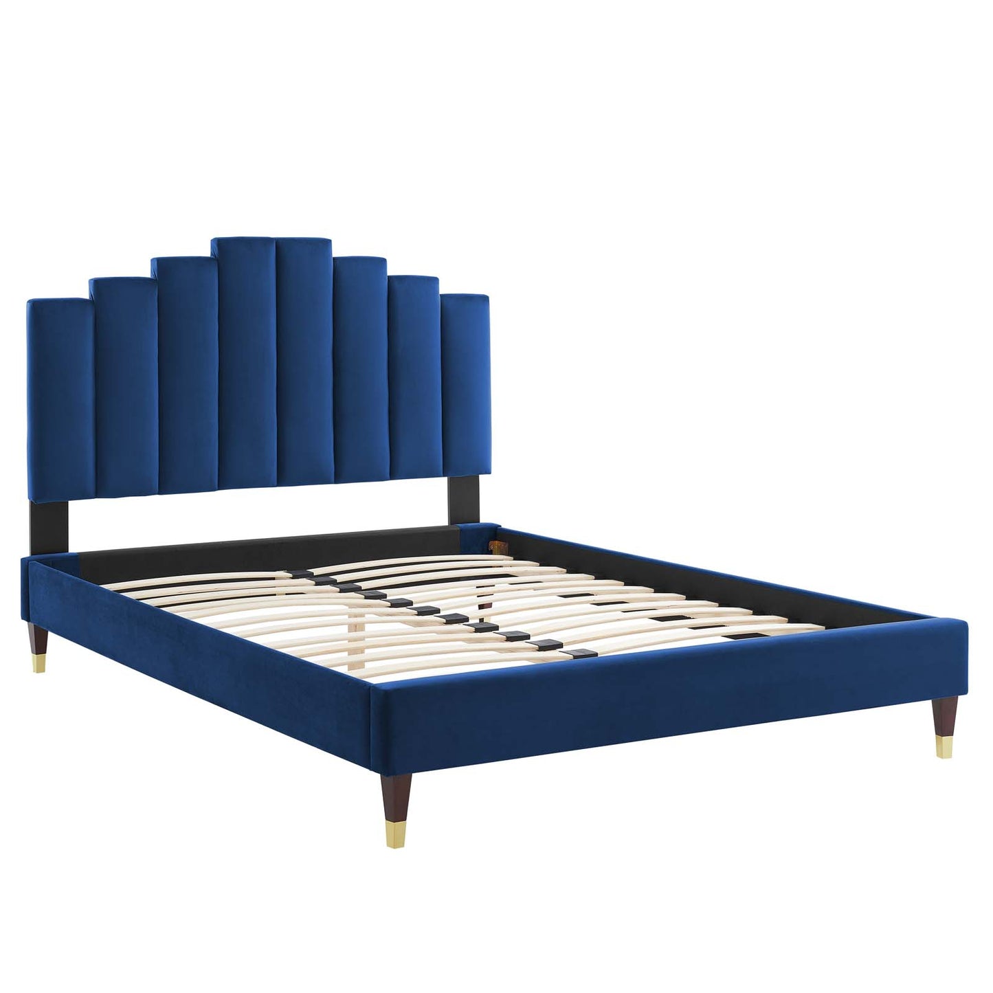 Elise King Performance Velvet Platform Bed By Modway - MOD-6875 | Headboards | Modishstore - 23