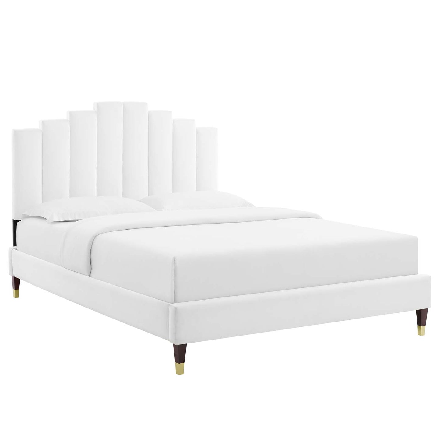 Elise King Performance Velvet Platform Bed By Modway - MOD-6875 | Headboards | Modishstore - 37