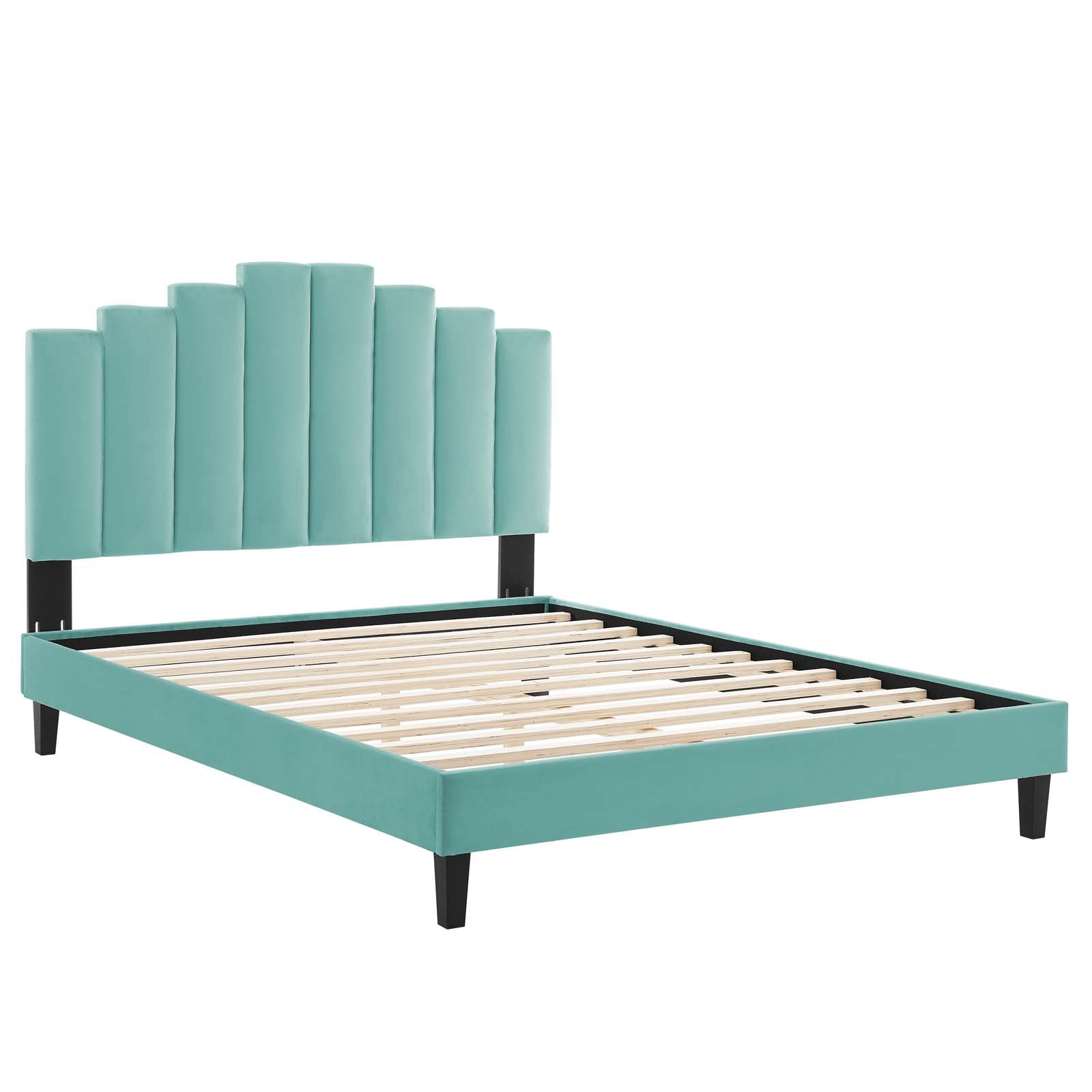 Modway Elise Full Performance Velvet Platform Bed - MOD-6877 | Beds | Modishstore - 16