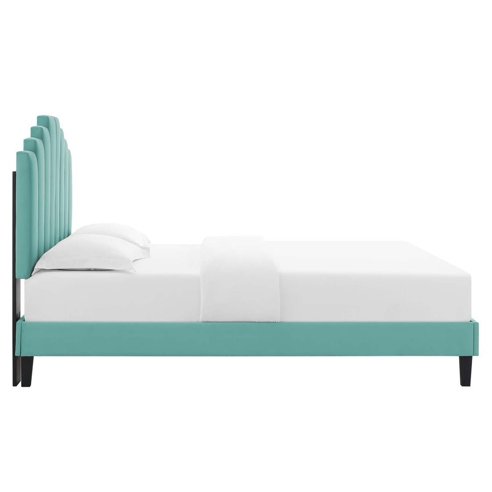 Modway Elise Full Performance Velvet Platform Bed - MOD-6877 | Beds | Modishstore - 18