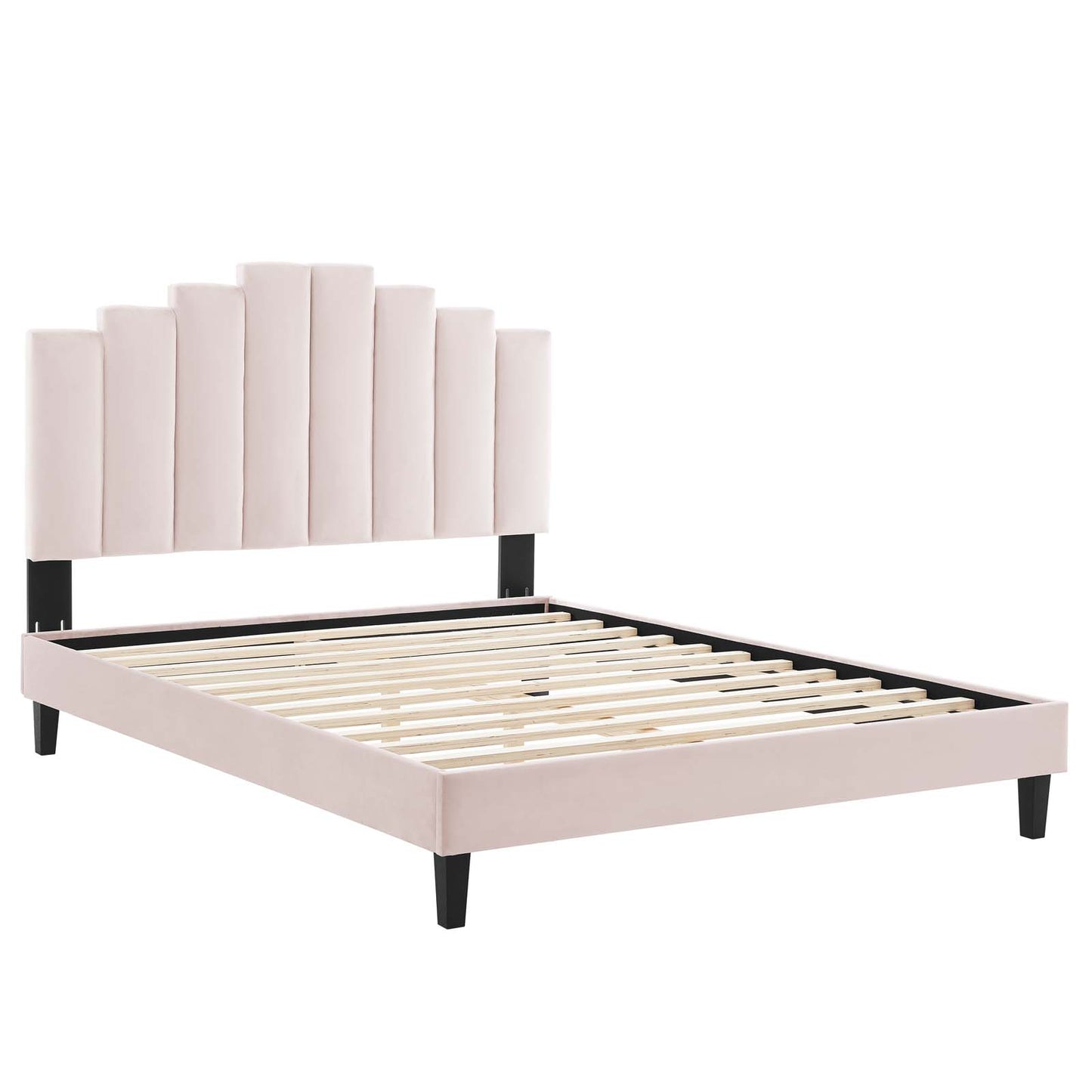 Modway Elise Full Performance Velvet Platform Bed | Beds | Modishstore-24