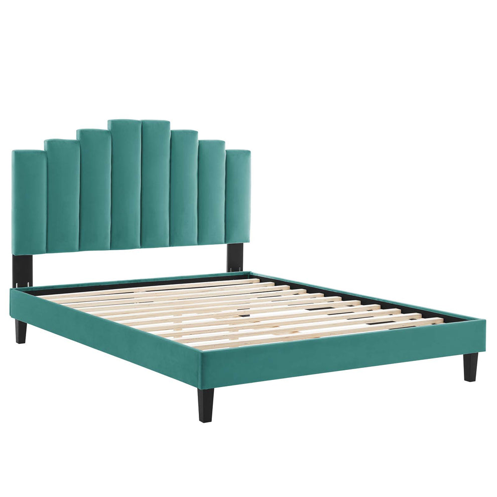 Modway Elise Full Performance Velvet Platform Bed - MOD-6877 | Beds | Modishstore - 28
