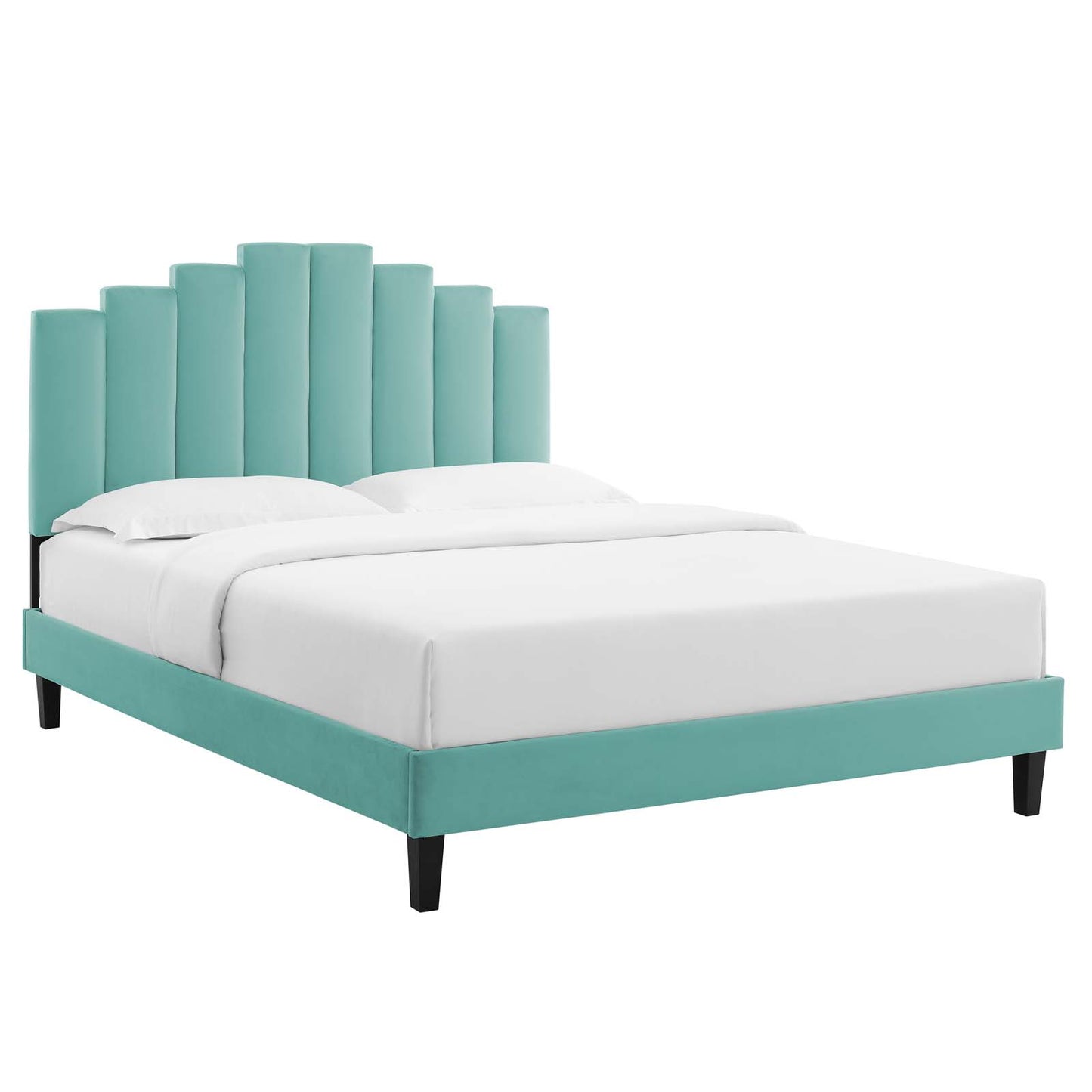 Modway Elise King Performance Velvet Platform Bed - MOD-6878 | Beds | Modishstore - 15