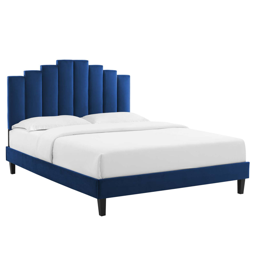Modway Elise King Performance Velvet Platform Bed - MOD-6878 | Beds | Modishstore - 19