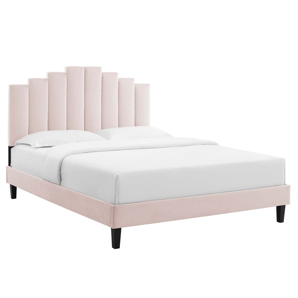 Modway Elise King Performance Velvet Platform Bed - MOD-6878 | Beds | Modishstore - 23