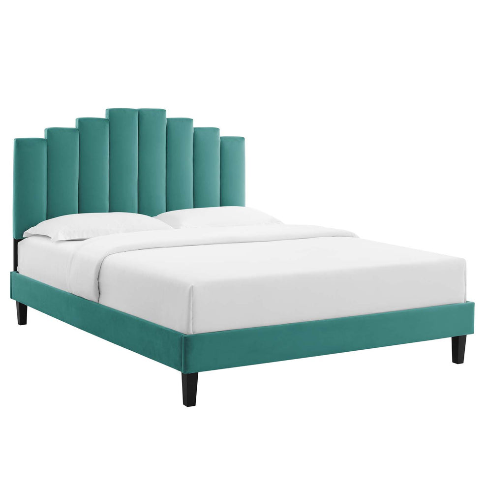 Modway Elise King Performance Velvet Platform Bed - MOD-6878 | Beds | Modishstore - 27