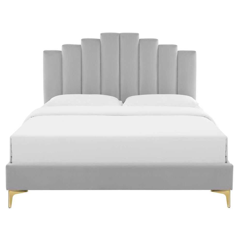 Elise Full Performance Velvet Platform Bed By Modway - MOD-6880 | Beds | Modishstore - 36