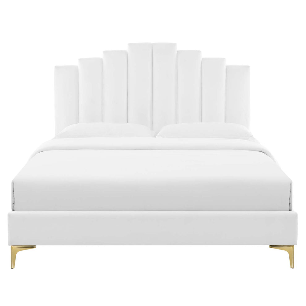 Elise Full Performance Velvet Platform Bed By Modway - MOD-6880 | Beds | Modishstore - 101
