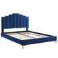 Modway Elise King Performance Velvet Platform Bed - MOD-6881 | Beds | Modishstore - 19