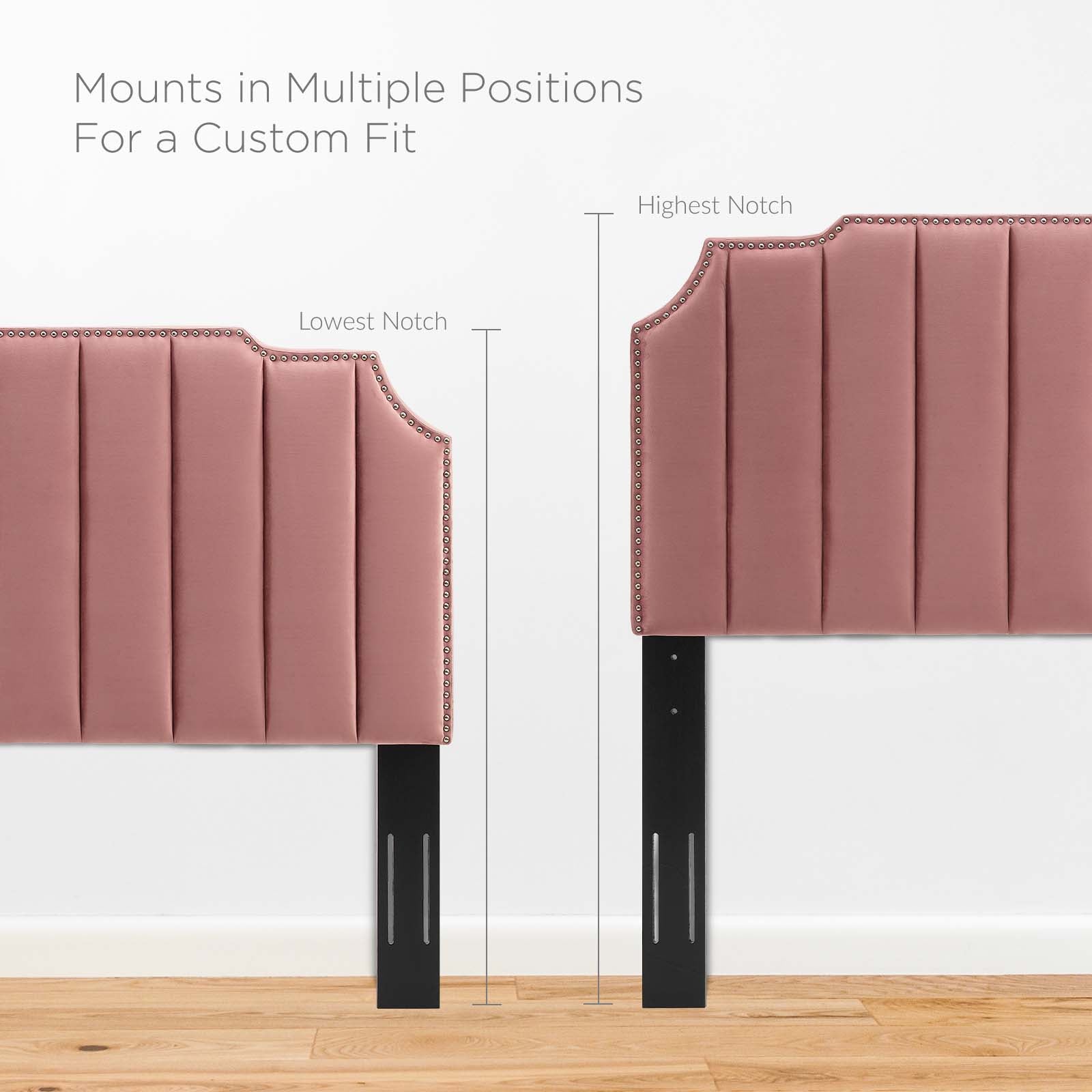 Colette Twin Performance Velvet Platform Bed By Modway - MOD-6884 | Beds | Modishstore - 23