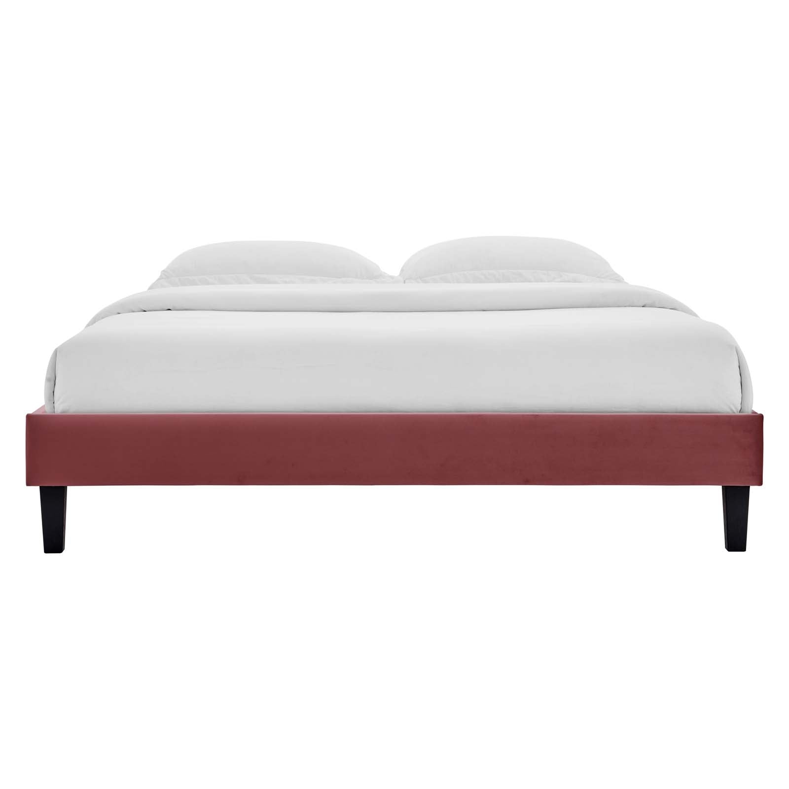 Colette Twin Performance Velvet Platform Bed By Modway - MOD-6884 | Beds | Modishstore - 32