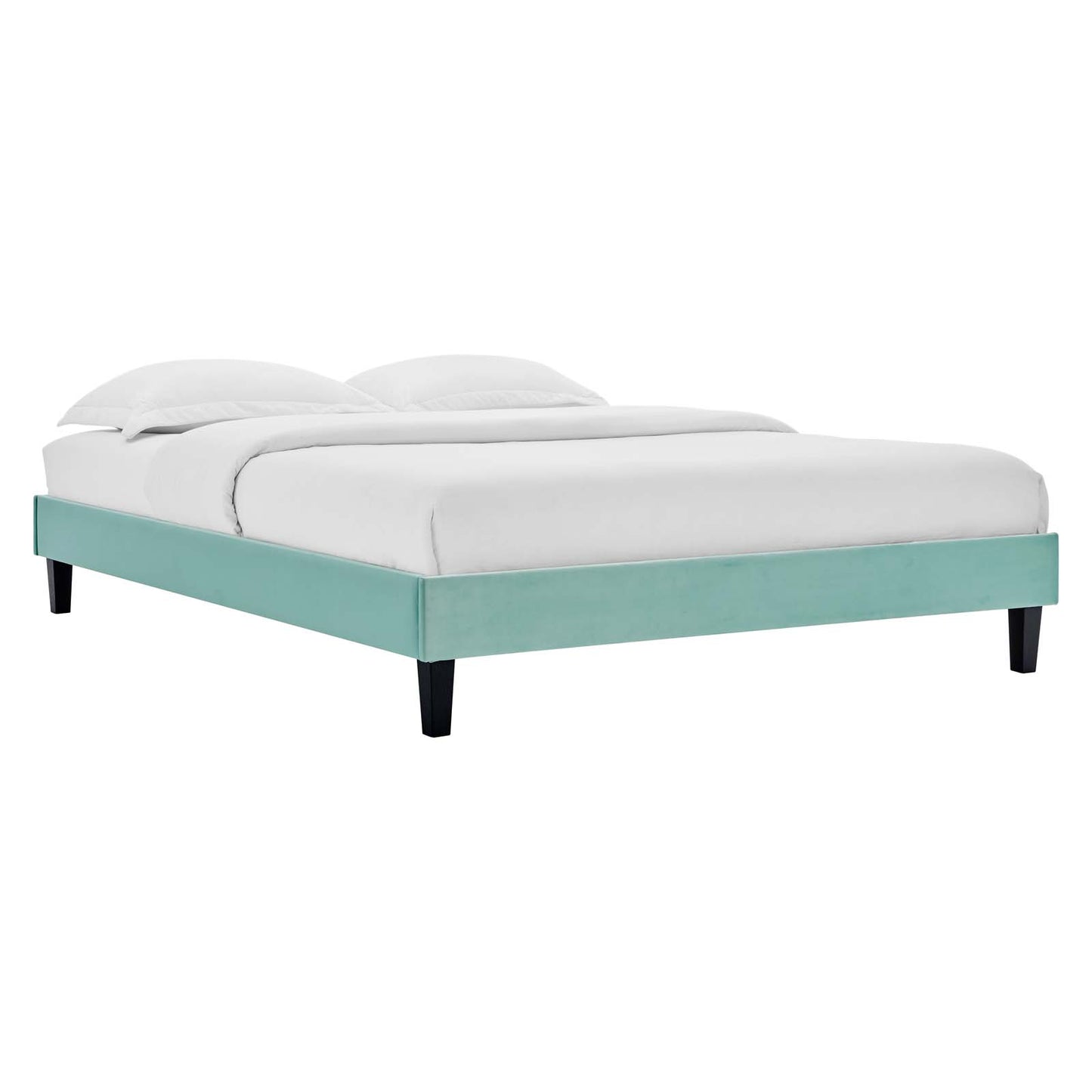 Colette Twin Performance Velvet Platform Bed By Modway - MOD-6884 | Beds | Modishstore - 62