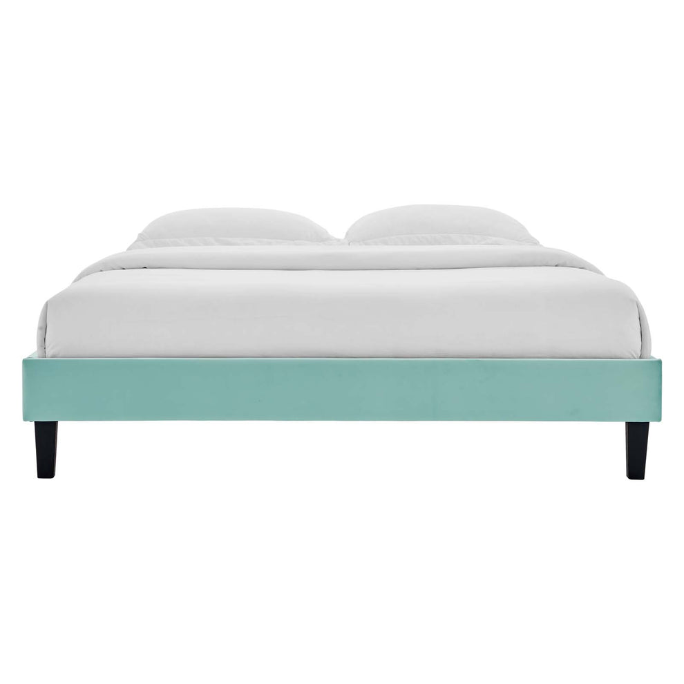 Colette Twin Performance Velvet Platform Bed By Modway - MOD-6884 | Beds | Modishstore - 64