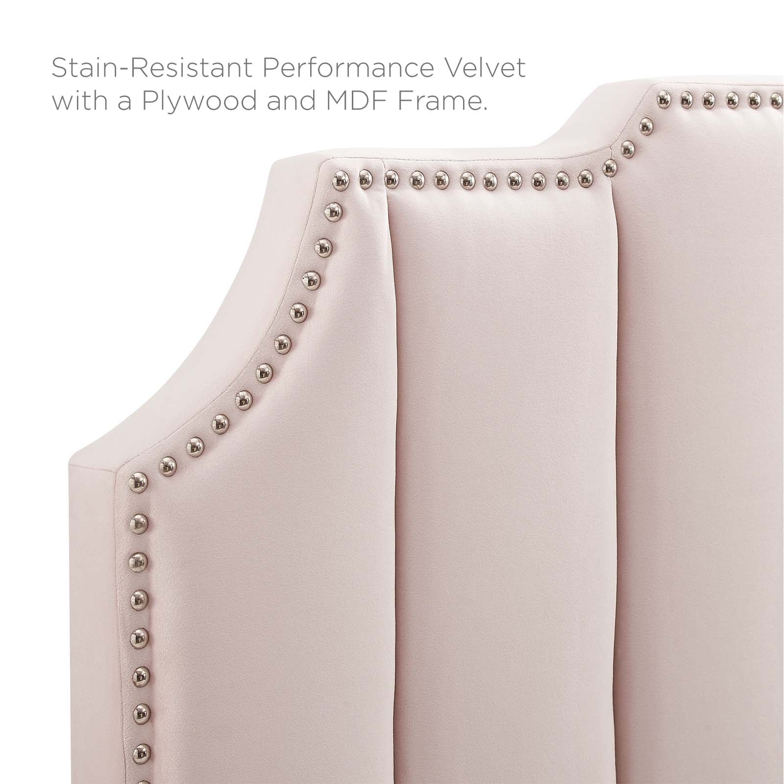 Colette Twin Performance Velvet Platform Bed By Modway - MOD-6884 | Beds | Modishstore - 86