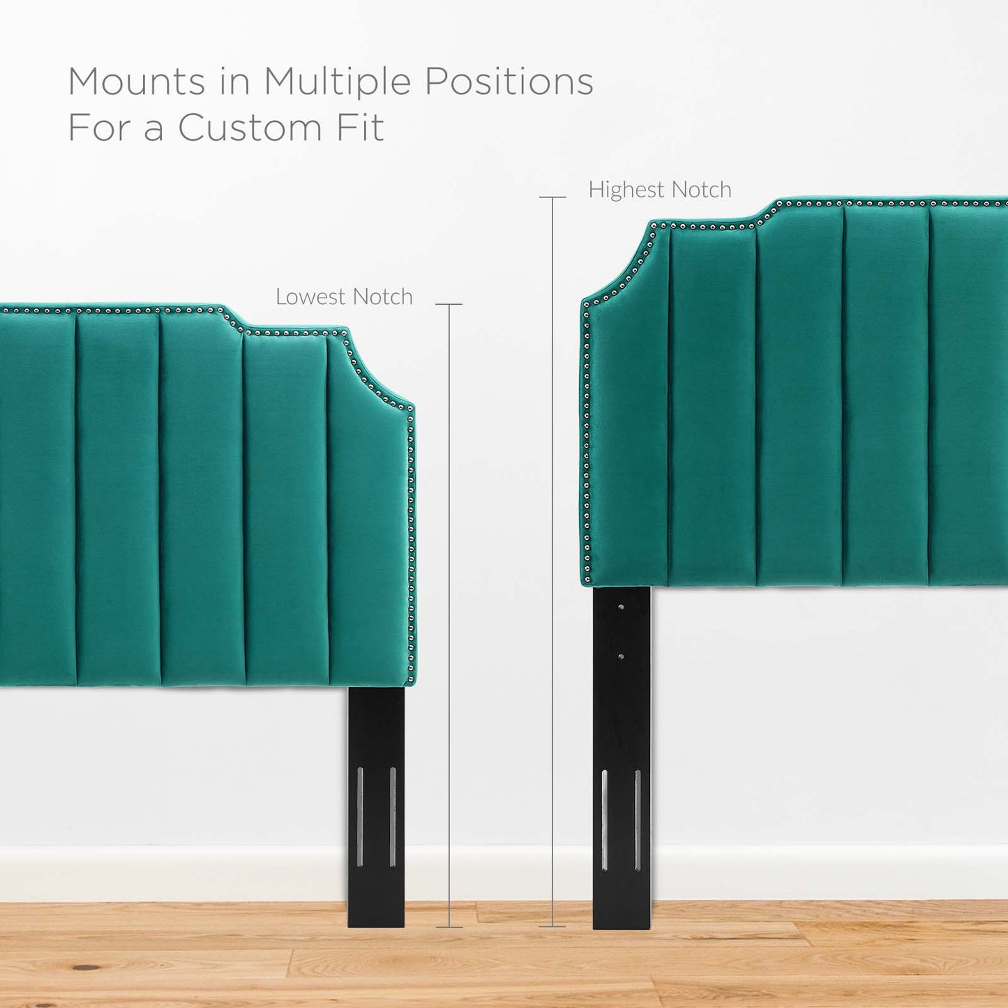 Colette Twin Performance Velvet Platform Bed By Modway - MOD-6884 | Beds | Modishstore - 103