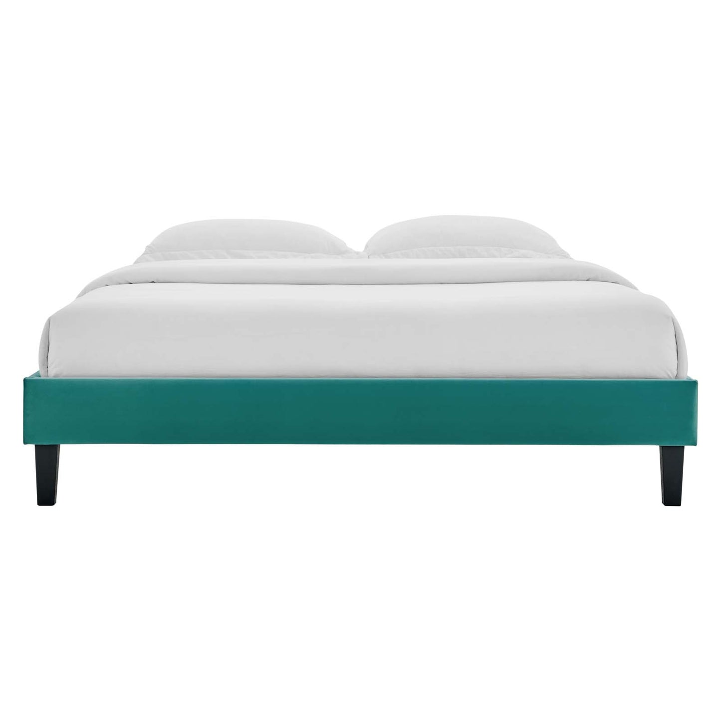 Colette Twin Performance Velvet Platform Bed By Modway - MOD-6884 | Beds | Modishstore - 112