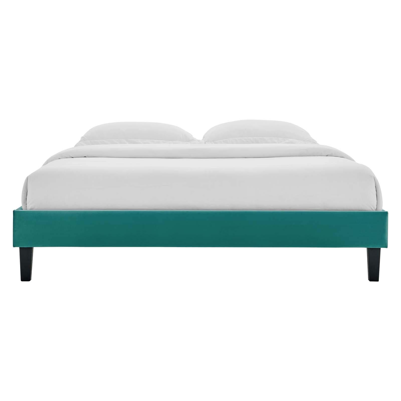 Colette Twin Performance Velvet Platform Bed By Modway - MOD-6884 | Beds | Modishstore - 112