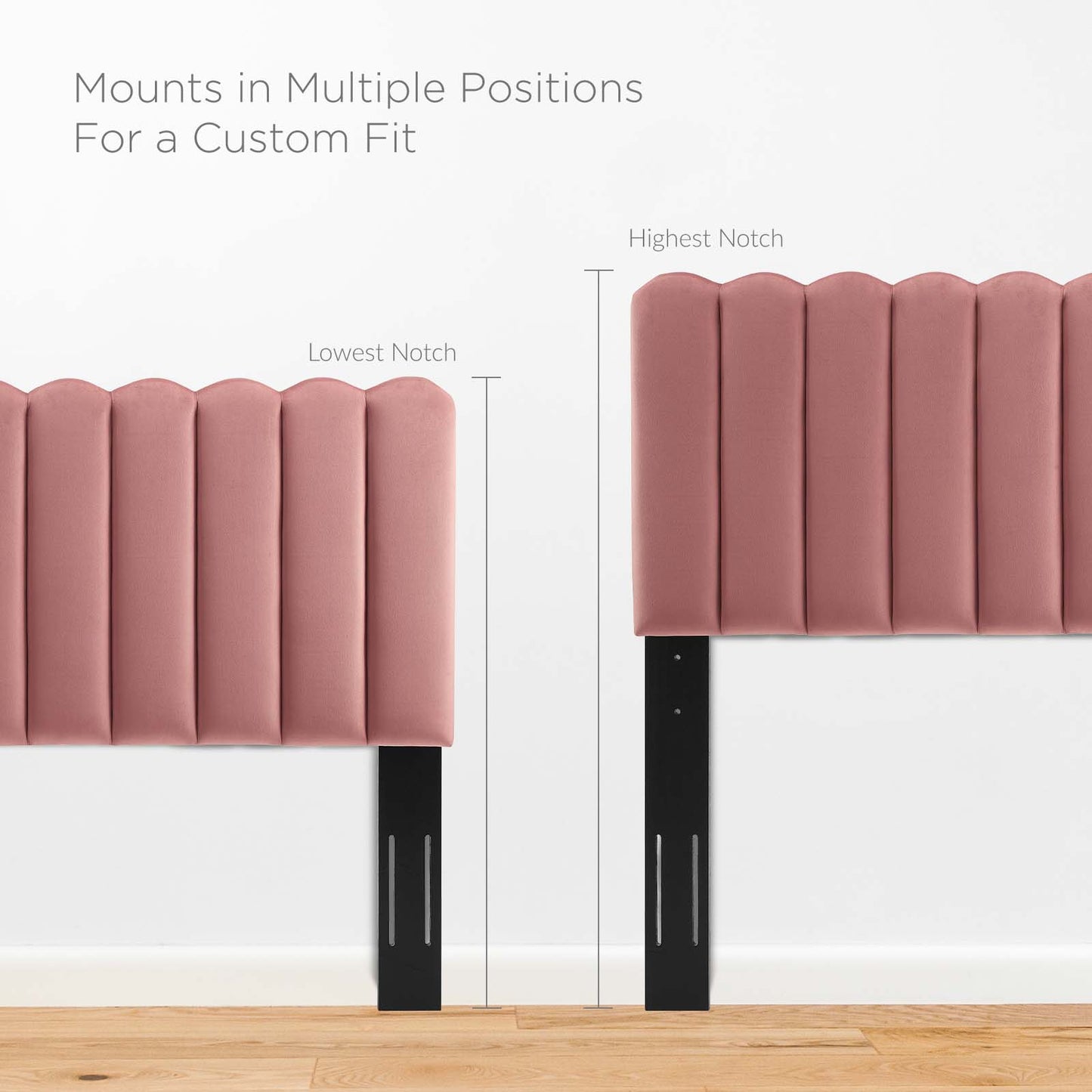 Reagan Twin Performance Velvet Platform Bed By Modway - MOD-6885 | Beds | Modishstore - 23