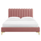 Reagan Twin Performance Velvet Platform Bed By Modway - MOD-6885 | Beds | Modishstore - 28