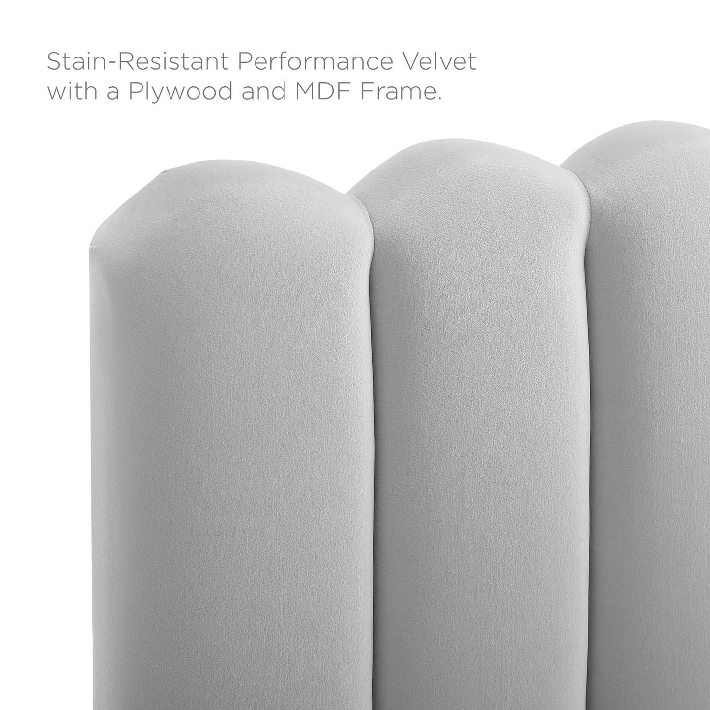 Reagan Twin Performance Velvet Platform Bed By Modway - MOD-6885 | Beds | Modishstore - 38