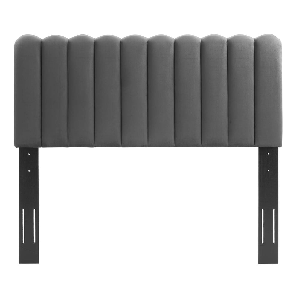 Reagan Twin Performance Velvet Platform Bed By Modway - MOD-6886 | Beds | Modishstore - 4