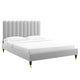 Reagan Twin Performance Velvet Platform Bed By Modway - MOD-6886 | Beds | Modishstore - 33
