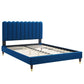 Reagan Twin Performance Velvet Platform Bed By Modway - MOD-6886 | Beds | Modishstore - 74