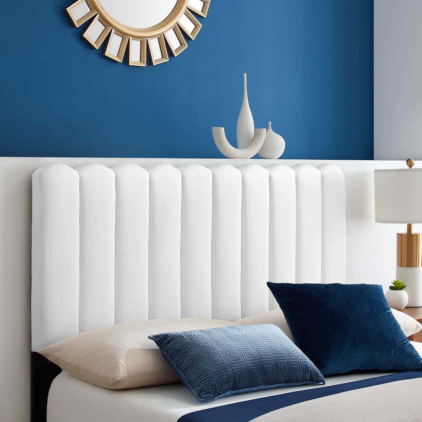 Reagan Twin Performance Velvet Platform Bed By Modway - MOD-6886 | Beds | Modishstore - 120