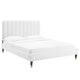 Reagan Twin Performance Velvet Platform Bed By Modway - MOD-6886 | Beds | Modishstore - 113