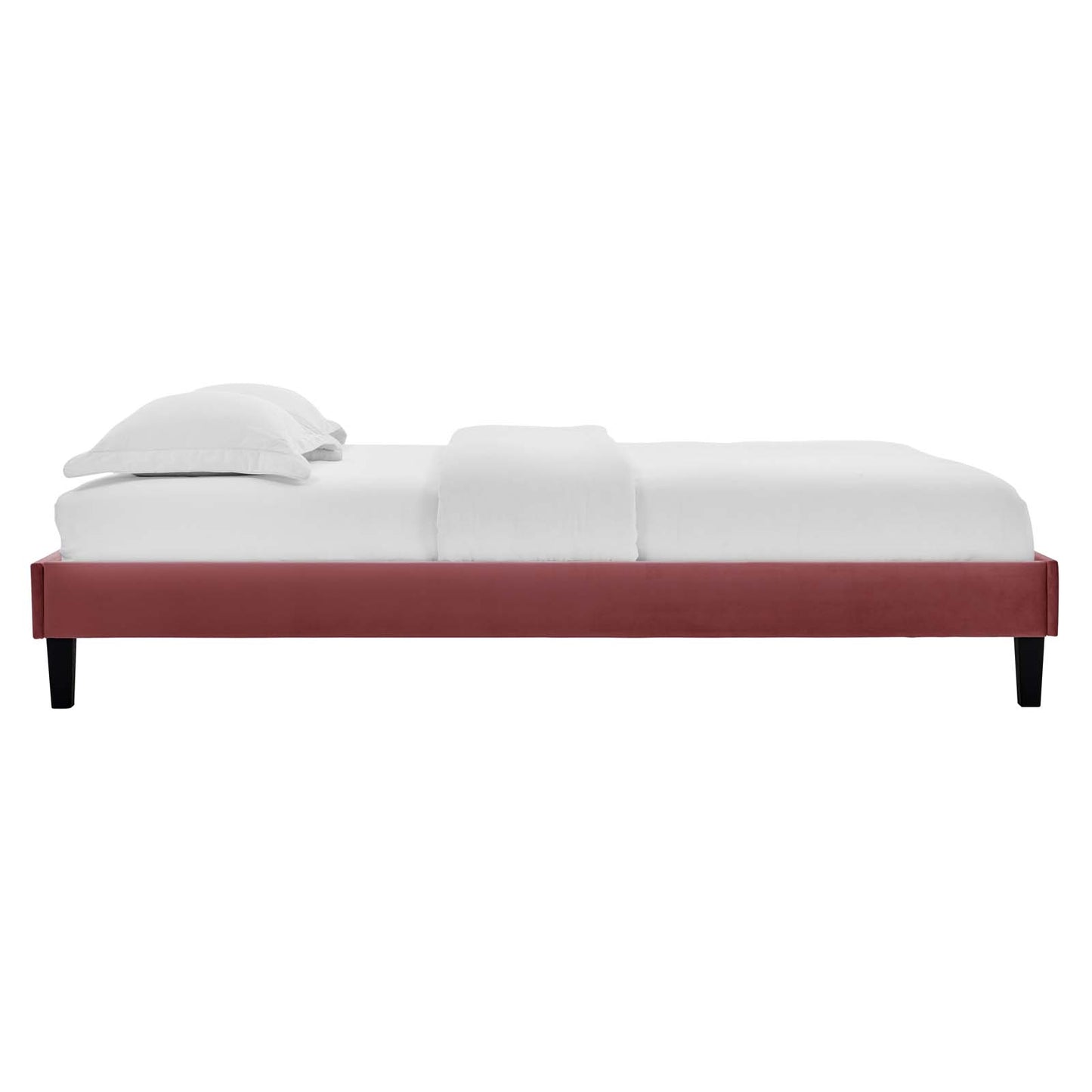 Reagan Twin Performance Velvet Platform Bed By Modway - MOD-6887 | Beds | Modishstore - 31