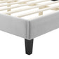 Reagan Twin Performance Velvet Platform Bed By Modway - MOD-6887 | Beds | Modishstore - 45
