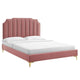 Colette Full Performance Velvet Platform Bed By Modway - MOD-6888 | Beds | Modishstore - 17