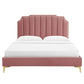 Colette Full Performance Velvet Platform Bed By Modway - MOD-6888 | Beds | Modishstore - 28
