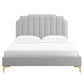 Colette Full Performance Velvet Platform Bed By Modway - MOD-6888 | Beds | Modishstore - 44