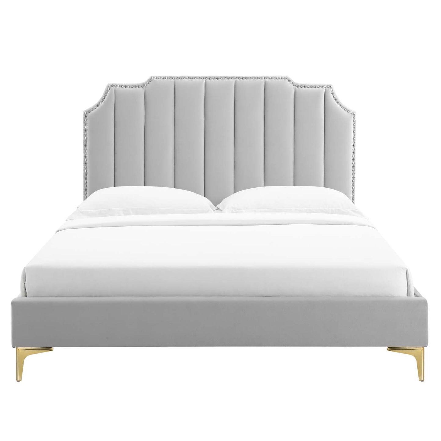 Colette Full Performance Velvet Platform Bed By Modway - MOD-6888 | Beds | Modishstore - 44