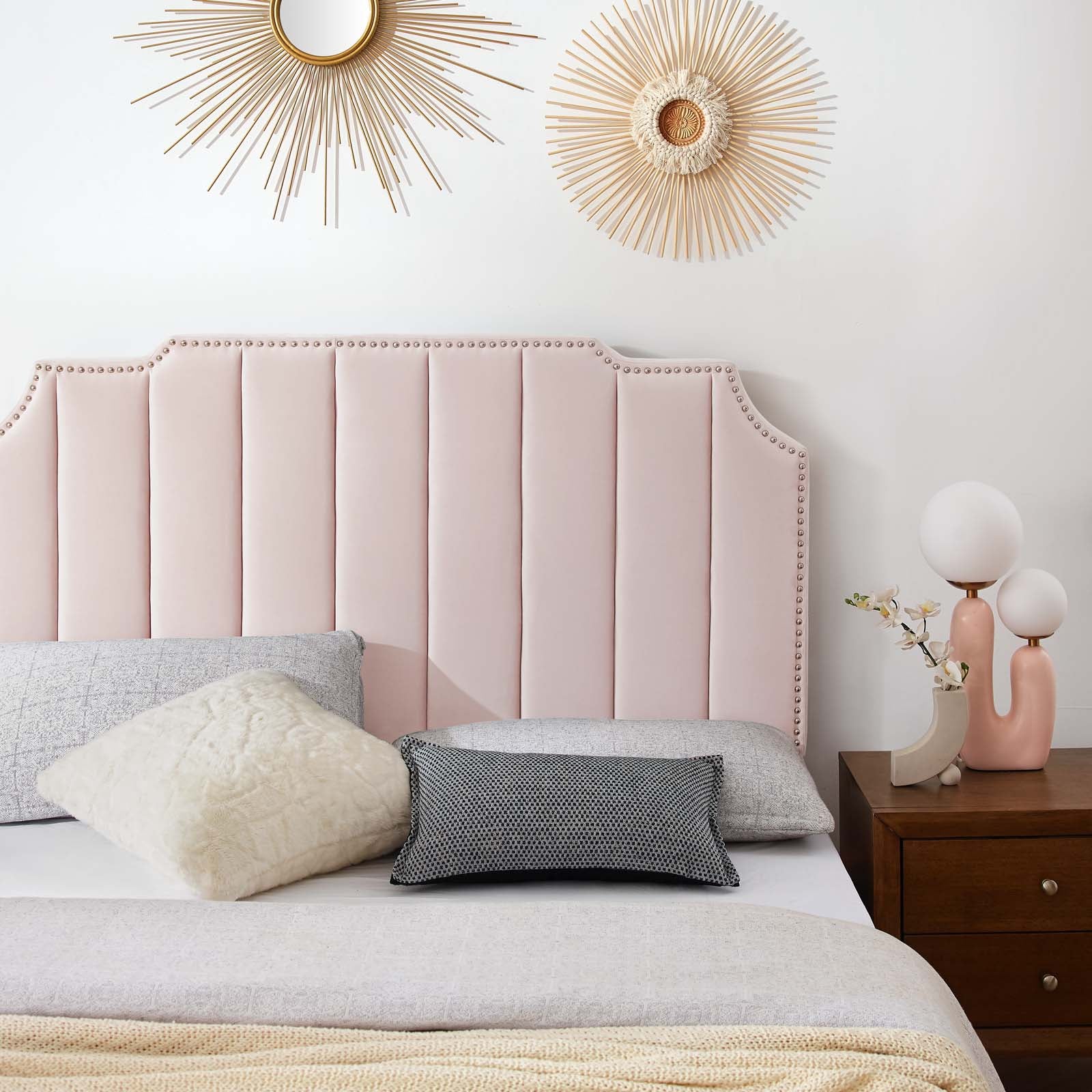 Colette Full Performance Velvet Platform Bed By Modway - MOD-6888 | Beds | Modishstore - 88