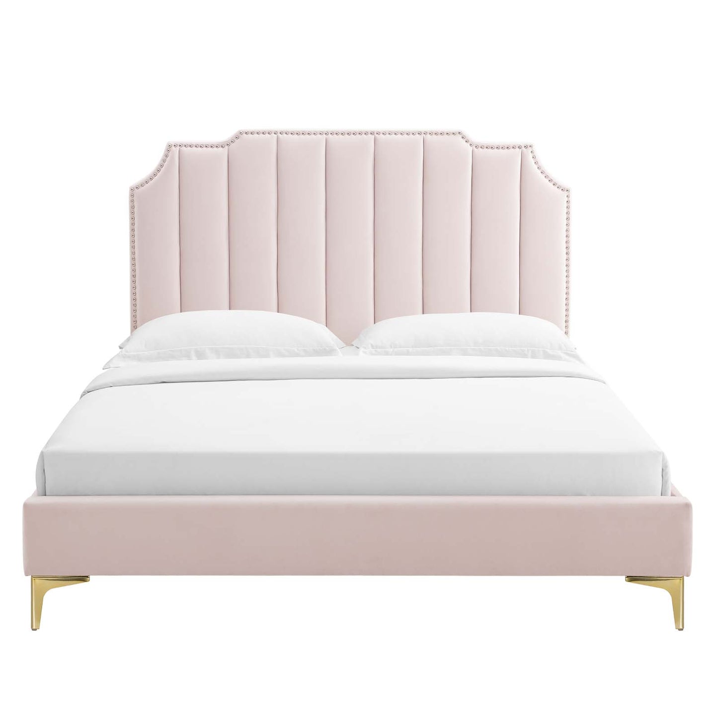 Colette Full Performance Velvet Platform Bed By Modway - MOD-6888 | Beds | Modishstore - 92