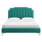 Colette Full Performance Velvet Platform Bed By Modway - MOD-6888 | Beds | Modishstore - 108