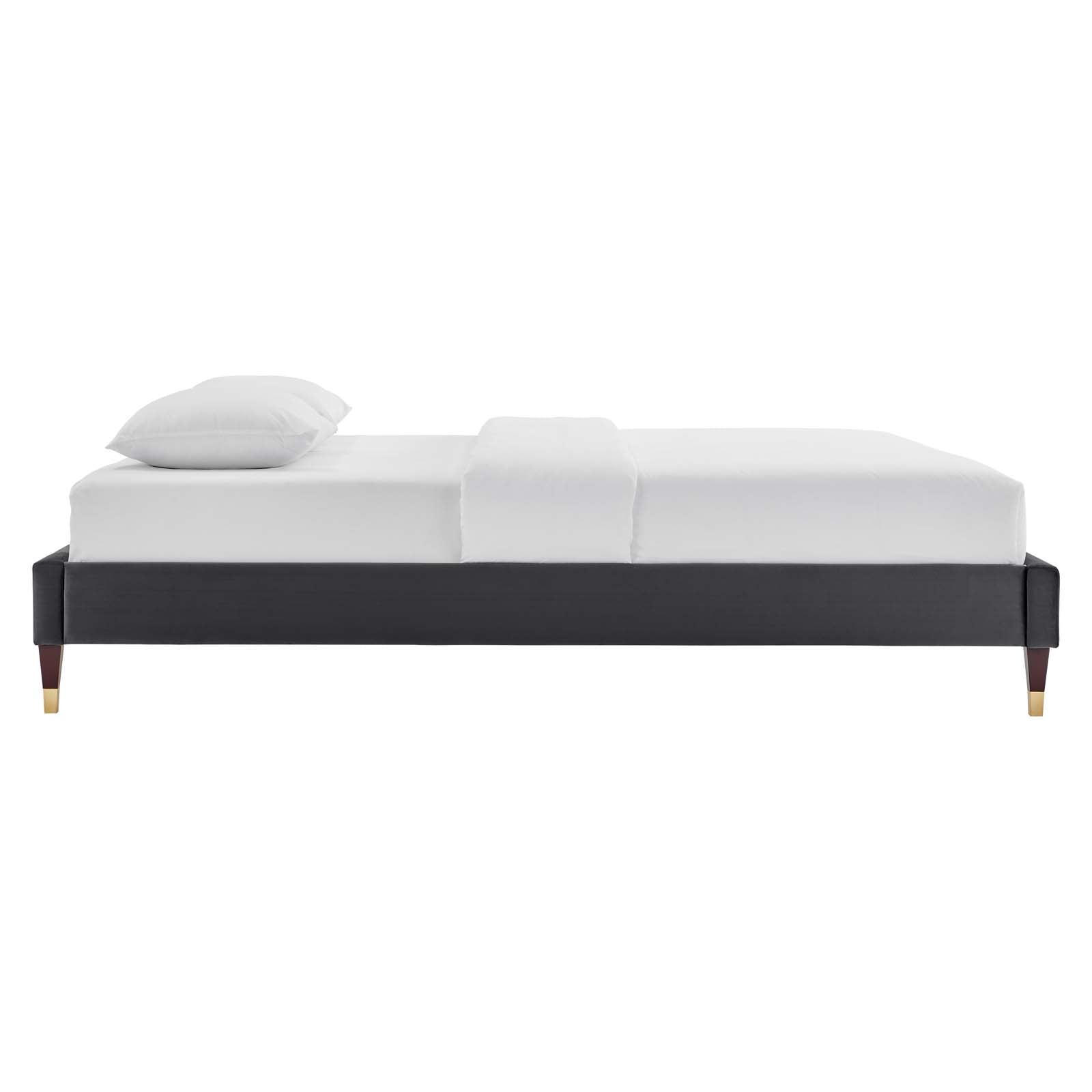 Colette Full Performance Velvet Platform Bed By Modway - MOD-6889 | Beds | Modishstore - 16