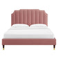 Colette Full Performance Velvet Platform Bed By Modway - MOD-6889 | Beds | Modishstore - 28
