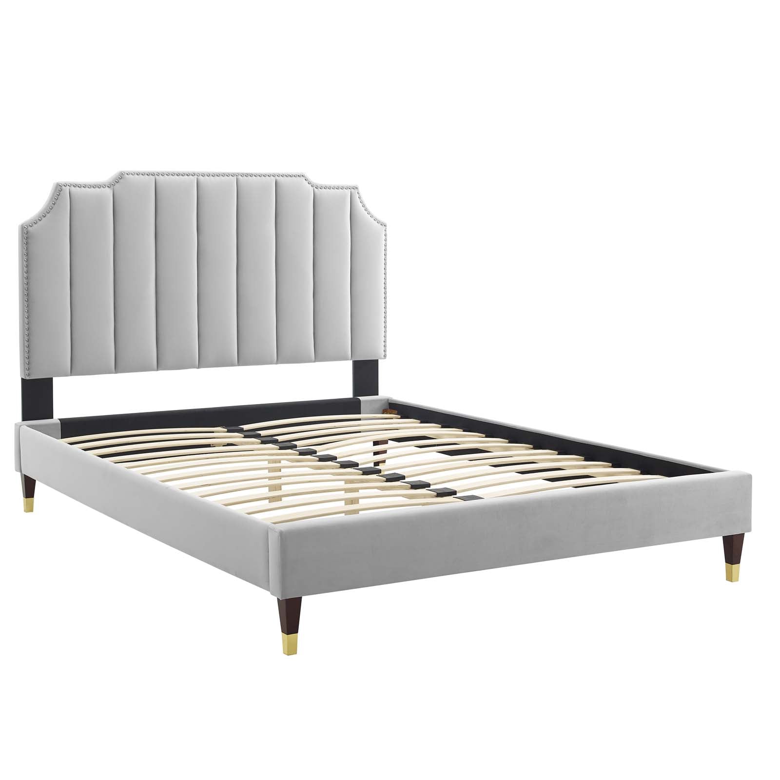 Colette Full Performance Velvet Platform Bed By Modway - MOD-6889 | Beds | Modishstore - 42