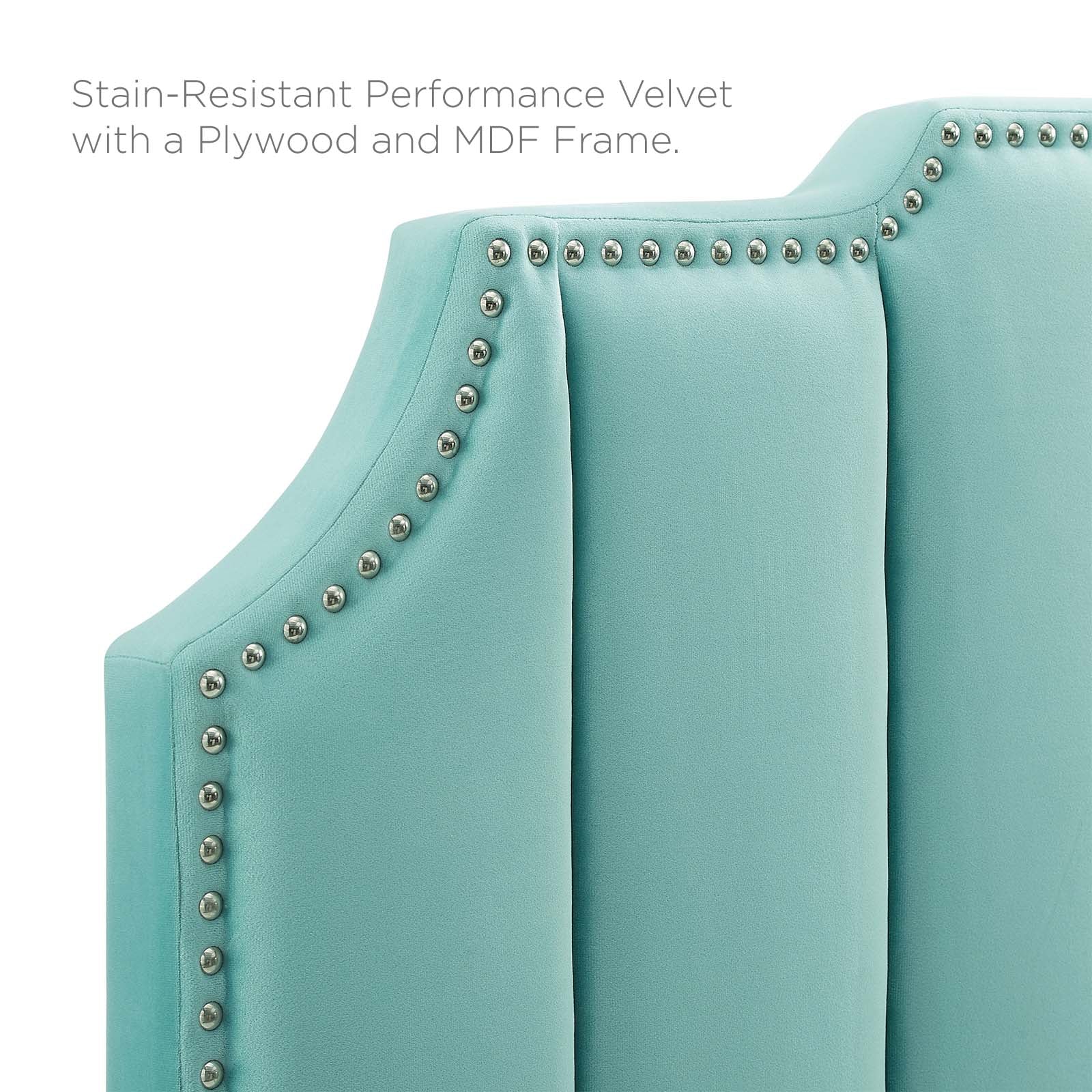 Colette Full Performance Velvet Platform Bed By Modway - MOD-6889 | Beds | Modishstore - 54